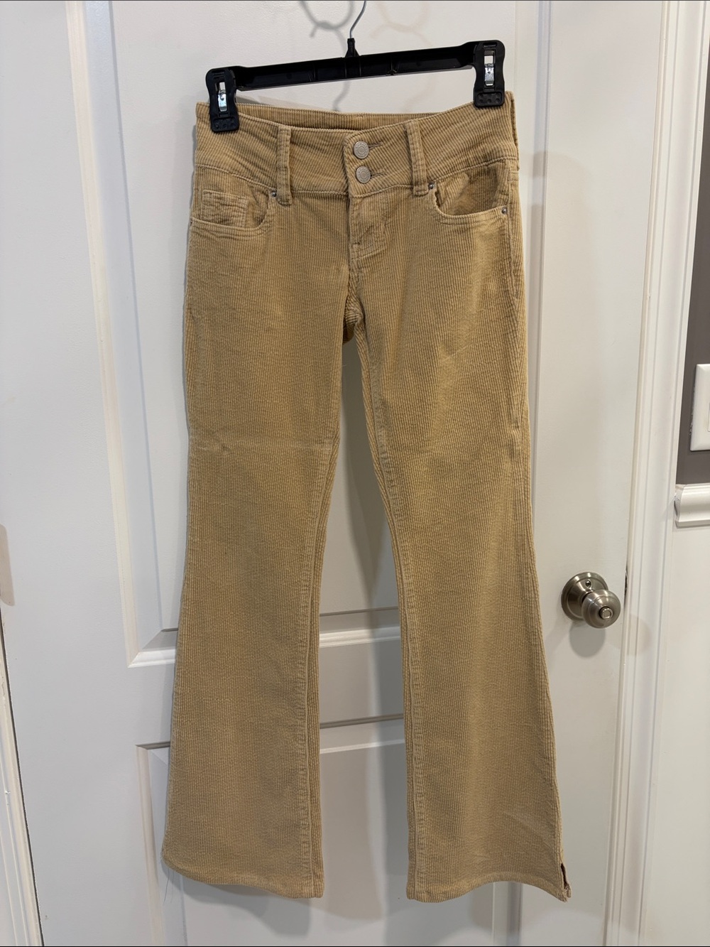 PacSun Tan Corduroy Flare Jeans